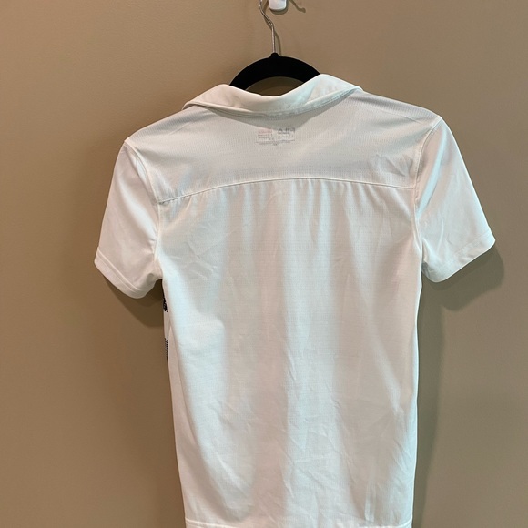 Filson collared buttons boys large 14-16 golf athletic short sleeve white - Picture 4 of 6